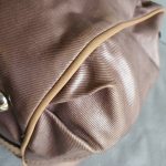 Tods 2way Bag Brown Coated Canvas with Leather and Silver Hardware #TLKC-3 - Image 16