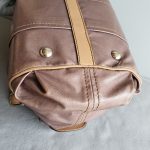 Tods 2way Bag Brown Coated Canvas with Leather and Silver Hardware #TLKC-3 - Image 15