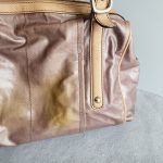 Tods 2way Bag Brown Coated Canvas with Leather and Silver Hardware #TLKC-3 - Image 7