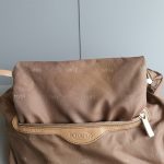 Tods 2way Bag Brown Coated Canvas with Leather and Silver Hardware #TLKC-3 - Image 37