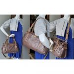 Tods 2way Bag Brown Coated Canvas with Leather and Silver Hardware #TLKC-3 - Image 43