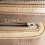 Tods 2way Bag Brown Coated Canvas with Leather and Silver Hardware #TLKC-3 - Image 35