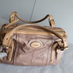 Tods 2way Bag Brown Coated Canvas with Leather and Silver Hardware #TLKC-3 - Image 25