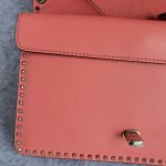 Valentino Garavani Crossbody Bag Pink Smooth Leather with Silver Hardware #TCLL-1 - Image 9