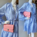 Valentino Garavani Crossbody Bag Pink Smooth Leather with Silver Hardware #TCLL-1 - Image 41