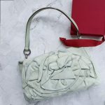 YSL Shoulder Bag Light Blue Suede Leather with Silver Hardware #LEUS-11