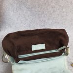 YSL Shoulder Bag Light Blue Suede Leather with Silver Hardware #LEUS-11 - Image 20