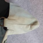 YSL Shoulder Bag Light Blue Suede Leather with Silver Hardware #LEUS-11 - Image 9