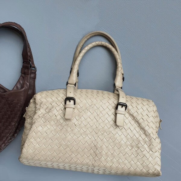 Bottega Veneta Bag Beige Nappa Leather with Brunito Finish Hardware #GLSUR-3