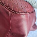 Bottega Veneta Tote Maroon Nappa Leather with Lizard Skin Details and Brunito Finish Hardware #TYKR-1 - Image 14