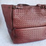 Bottega Veneta Tote Maroon Nappa Leather with Lizard Skin Details and Brunito Finish Hardware #TYKR-1 - Image 3