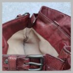 Bottega Veneta Tote Maroon Nappa Leather with Lizard Skin Details and Brunito Finish Hardware #TYKR-1 - Image 21