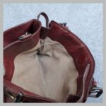 Bottega Veneta Tote Maroon Nappa Leather with Lizard Skin Details and Brunito Finish Hardware #TYKR-1 - Image 22