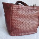 Bottega Veneta Tote Maroon Nappa Leather with Lizard Skin Details and Brunito Finish Hardware #TYKR-1 - Image 5