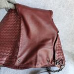 Bottega Veneta Tote Maroon Nappa Leather with Lizard Skin Details and Brunito Finish Hardware #TYKR-1 - Image 8