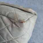 Chanel 2.55 Reissue Double Flap 227 Blanc fonce/ Dark white Marble Aged Calfskin with Gold Hardware #KELC-33 - Image 13