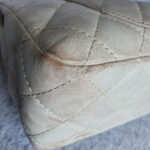 Chanel 2.55 Reissue Double Flap 227 Blanc fonce/ Dark white Marble Aged Calfskin with Gold Hardware #KELC-33 - Image 16