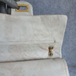 Chanel 2.55 Reissue Double Flap 227 Blanc fonce/ Dark white Marble Aged Calfskin with Gold Hardware #KELC-33 - Image 19