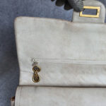 Chanel 2.55 Reissue Double Flap 227 Blanc fonce/ Dark white Marble Aged Calfskin with Gold Hardware #KELC-33 - Image 18