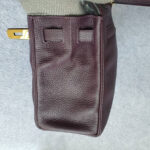 Hermes Kelly 28 Raisin Dark Purple Clemence Leather with Gold Plated Hardware #TYKU-1 - Image 12