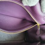 Hermes Kelly 28 Raisin Dark Purple Clemence Leather with Gold Plated Hardware #TYKU-1 - Image 30