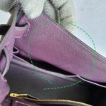 Hermes Kelly 28 Raisin Dark Purple Clemence Leather with Gold Plated Hardware #TYKU-1 - Image 33
