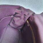 Hermes Kelly 28 Raisin Dark Purple Clemence Leather with Gold Plated Hardware #TYKU-1 - Image 34