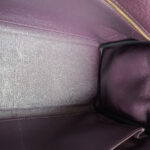 Hermes Kelly 28 Raisin Dark Purple Clemence Leather with Gold Plated Hardware #TYKU-1 - Image 41