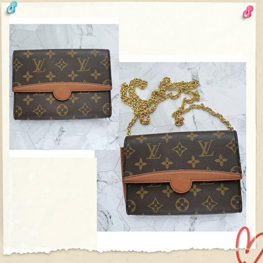 LV Arche Belt Bag Monogram Canvas with Leather and Gold Hardware #TSEO-1