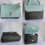 LV Lockme ll 2-Tone Calf Leather with Silver Hardware #GLSLL-1 - Image 2