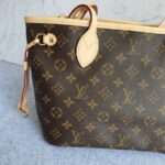 LV Neverfull PM Monogram Canvas with Leather and Gold Hardware #TSLK-1 - Image 3