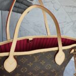 LV Neverfull PM Monogram Canvas with Leather and Gold Hardware #TSLK-1 - Image 15