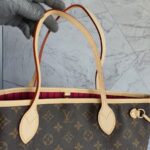 LV Neverfull PM Monogram Canvas with Leather and Gold Hardware #TSLK-1 - Image 16