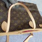 LV Neverfull PM Monogram Canvas with Leather and Gold Hardware #TSLK-1 - Image 17