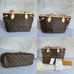 LV Neverfull PM Monogram Canvas with Leather and Gold Hardware #TSLK-1 - Image 2