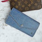 LV Sarah Wallet Blue/Black/White Epi Leather with Silver Hardware #TYOO-4