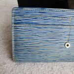 LV Sarah Wallet Blue/Black/White Epi Leather with Silver Hardware #TYOO-4 - Image 9