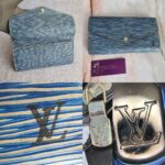 LV Sarah Wallet Blue/Black/White Epi Leather with Silver Hardware #TYOO-4 - Image 2