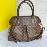 LV Trevi GM Brown Damier Ebene Coated CanvasCalf leather with Gold Hardware #TSKT-1