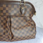 LV Trevi GM Brown Damier Ebene Coated Canvas/Calf leather with Gold Hardware #TSKT-1 - Image 6