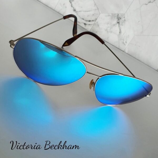 Victoria Beckham Brownblue Acetate Frame with Metal Sunglasses #TSLT-28