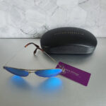 Victoria Beckham Blue Metal Frame Sunglasses #TSLT-28 - Image 2