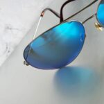 Victoria Beckham Blue Metal Frame Sunglasses #TSLT-28 - Image 3