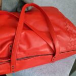 Bottega Veneta Zipper Shoulder Bag Red Nappa Leather/Suede Lining with Brunito Finish/Silver Hardware #TYKL-54 - Image 22