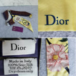 C.dior Mitzah Twilly Multicolor Flower Printed Silk #TSLT-12 - Image 7