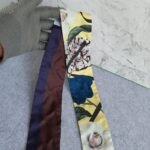 C.dior Mitzah Twilly Multicolor Flower Printed Silk #TSLT-12 - Image 3