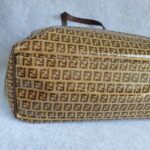 Fendi Vintage Bag Brown Coated Canvas with Leather and Gold Hardware Bag #TSTT-10 - Image 12