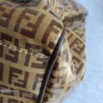 Fendi Vintage Bag Brown Coated Canvas with Leather and Gold Hardware Bag #TSTT-10 - Image 17