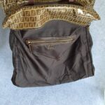 Fendi Vintage Bag Brown Coated Canvas with Leather and Gold Hardware Bag #TSTT-10 - Image 31