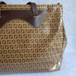 Fendi Vintage Bag Brown Coated Canvas with Leather and Gold Hardware Bag #TSTT-10 - Image 4